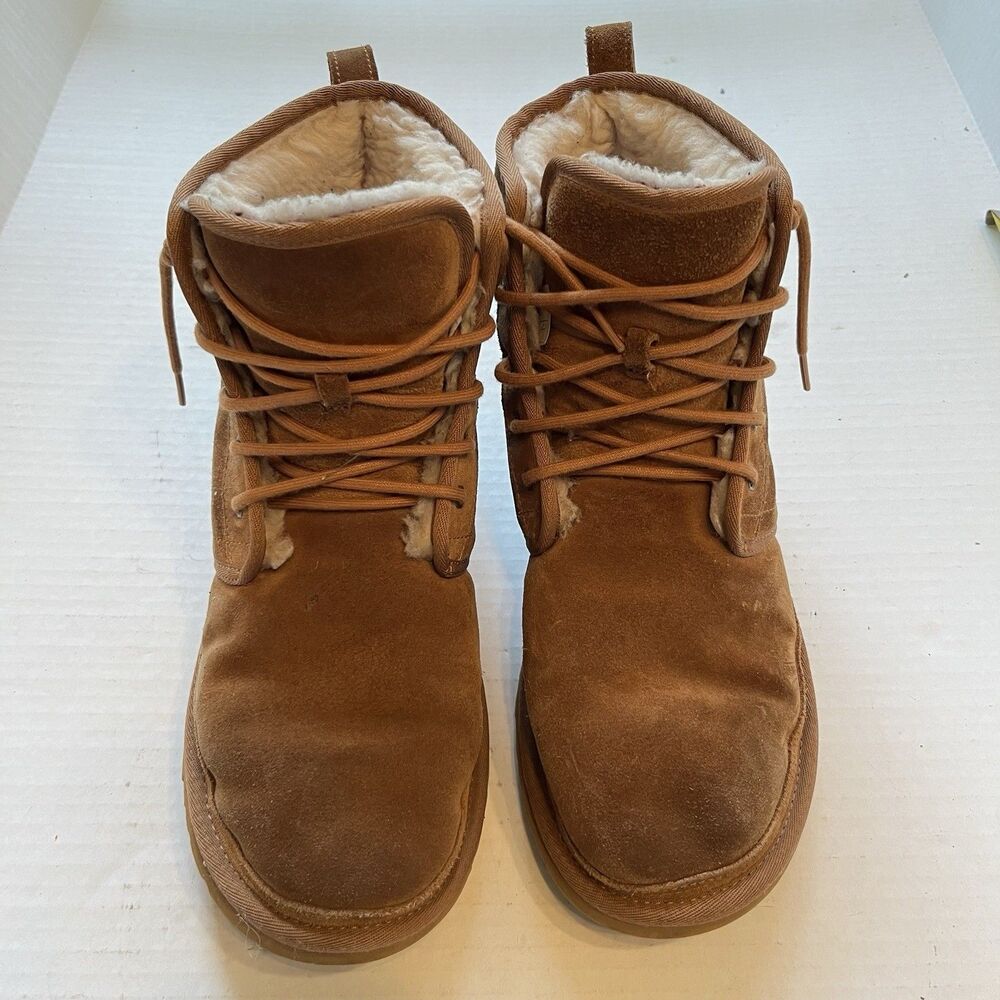 UGG Australia Harkley Winter Boots for Men Size US 11 Chestnut Cabincore Casual